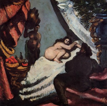  paul canvas - A Modern Olympia 2 Paul Cezanne